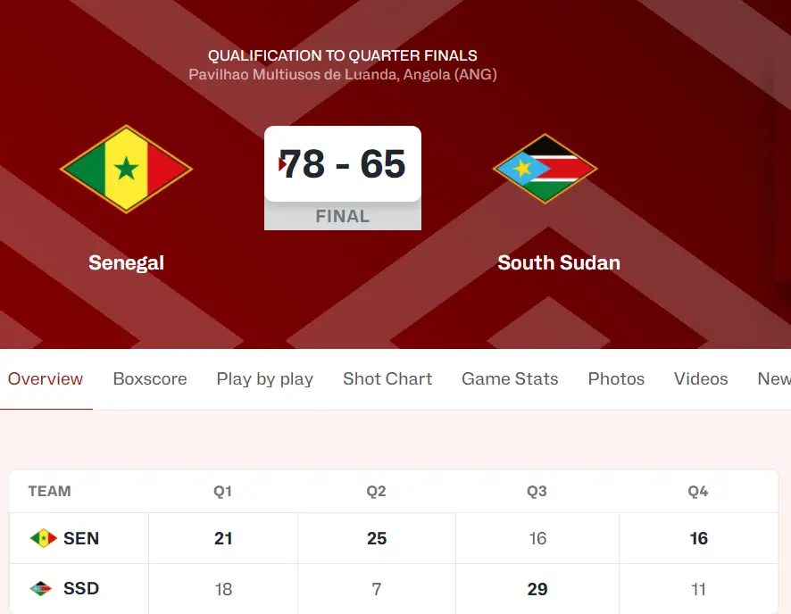 分的分差惨, 南苏丹单节, 始后 分的分差惨, 南苏丹单节, 始后